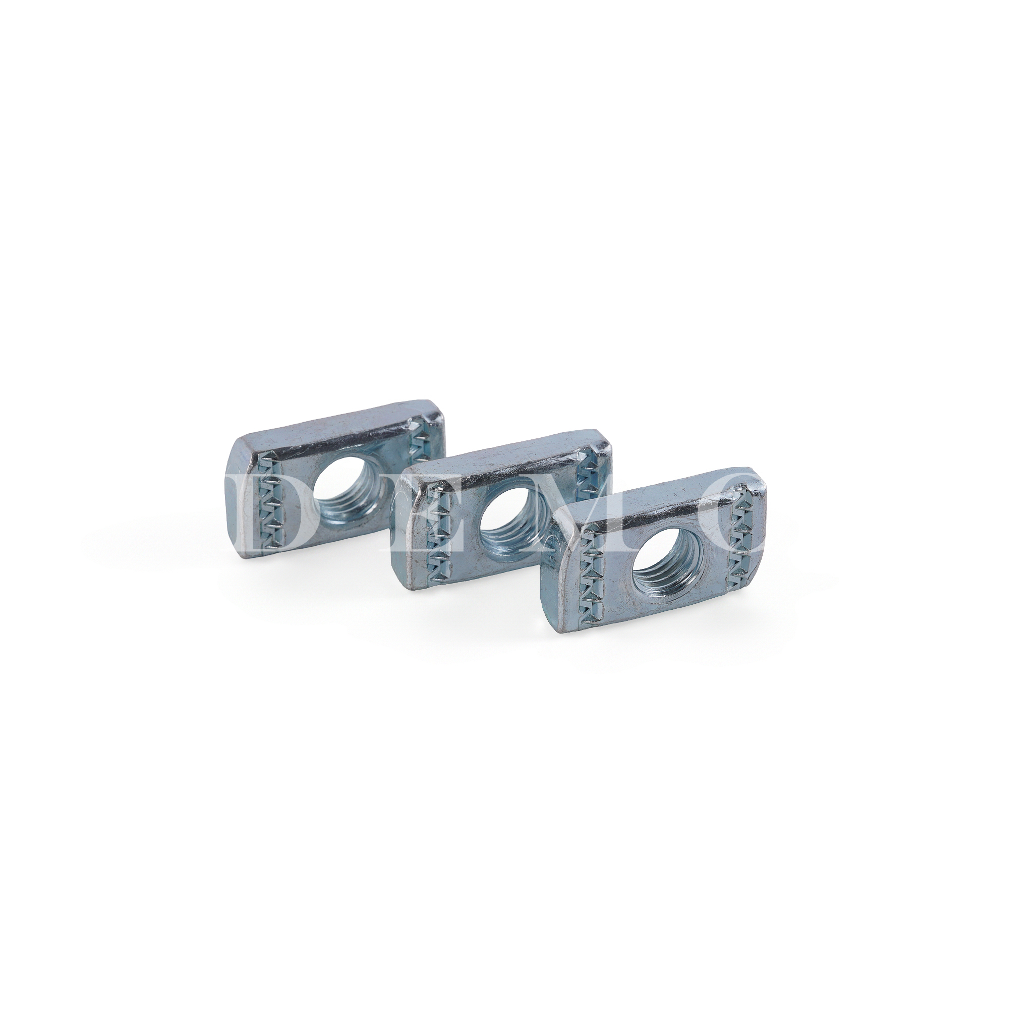 Tooth slot steel nut